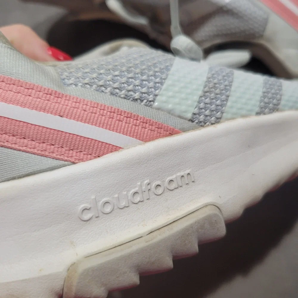 Adidas Racer TR21 Womens Running Shoes Halo Silver Pink GZ5250 Size 5‎